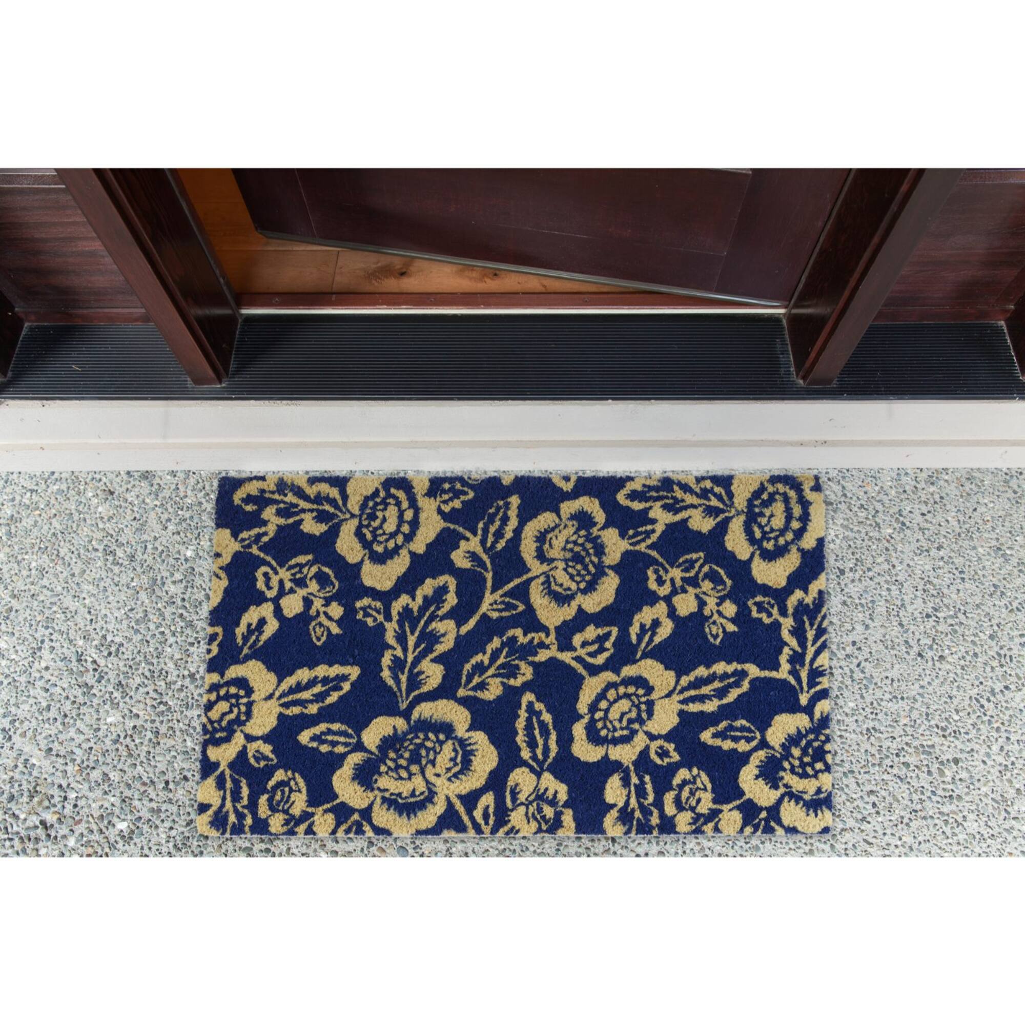DII® Blue Peonies Doormat